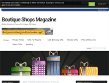 Tablet Screenshot of boutiqueshops-magazine.com